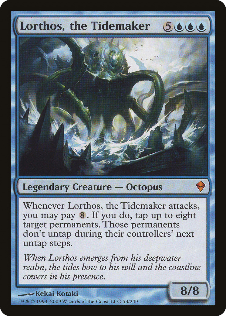 Zendikar - (ZEN-053) - Lorthos, the Tidemaker Foil