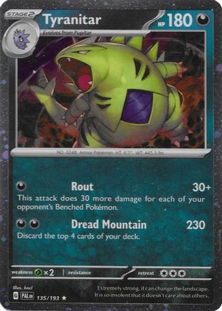 Miscellaneous Cards & Products  135/193 Tyranitar  - Holofoil - Promo