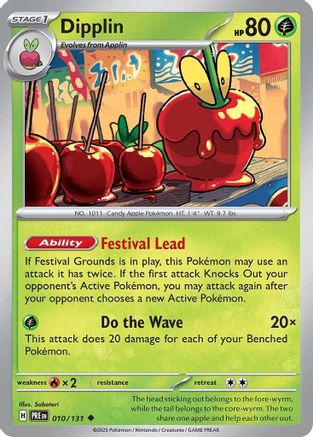 SV Prismatic Evolutions  010/131 Dipplin  - Reverse Holofoil - Uncommon