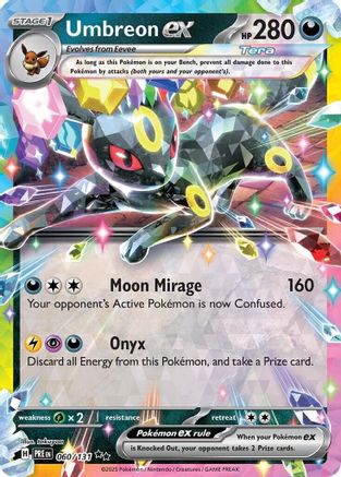SV Prismatic Evolutions  060/131 Umbreon ex  - Holofoil - Double Rare