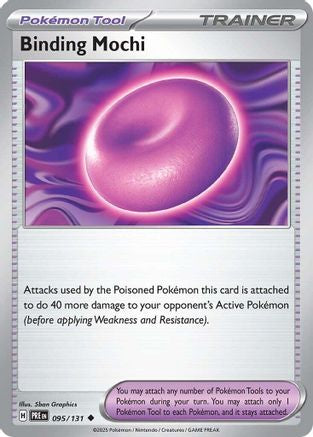 SV Prismatic Evolutions  095/131 Binding Mochi  - Reverse Holofoil - Uncommon