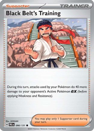 SV Prismatic Evolutions  098/131 Black Belt's Training  - Common