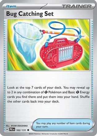 SV Prismatic Evolutions  102/131 Bug Catching Set  - Uncommon