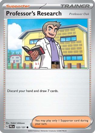SV Prismatic Evolutions  122/131 Professor's Research [Professor Oak]  - Common