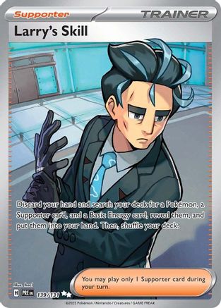 SV Prismatic Evolutions  139/131 Larry's Skill  - Holofoil - Ultra Rare