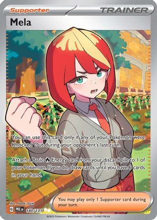 SV Prismatic Evolutions  140/131 Mela  - Holofoil - Ultra Rare