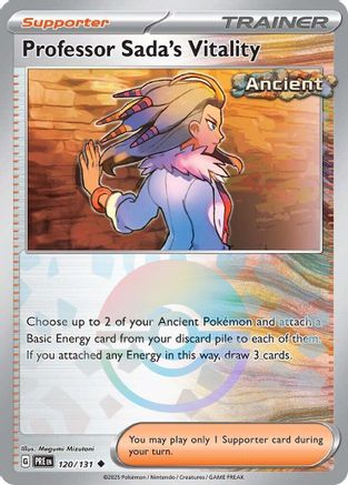 SV Prismatic Evolutions  120/131 Professor Sada's Vitality (Poke Ball Pattern)  - Holofoil - Uncommon