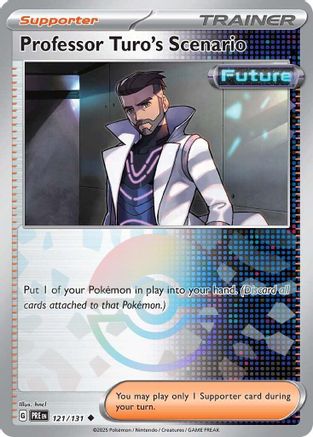 SV Prismatic Evolutions  121/131 Professor Turo's Scenario (Poke Ball Pattern)  - Holofoil - Uncommon