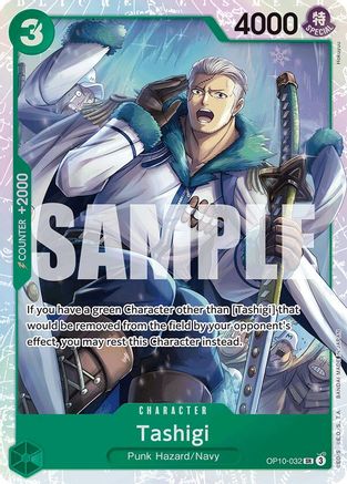 Royal Blood  OP10-032 Tashigi (OP10-032)  - Foil - Super Rare