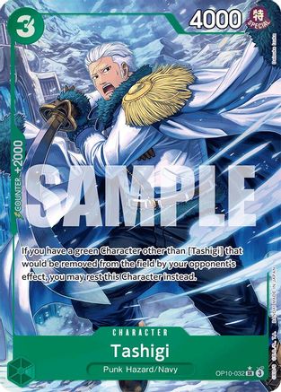 Royal Blood  OP10-032 Tashigi (Parallel) (OP10-032)  - Foil - Super Rare