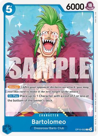 Royal Blood  OP10-052 Bartolomeo (OP10-052)  - Common