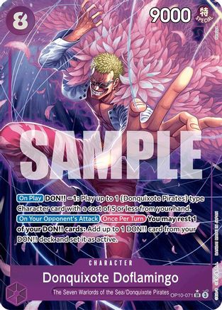 Royal Blood  OP10-071 Donquixote Doflamingo (Parallel)  - Foil - Super Rare