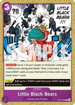 Royal Blood  OP10-080 Little Black Bears (OP10-080)  - Common