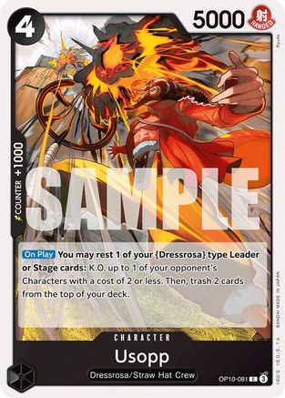 Royal Blood  OP10-081 Usopp (081) (OP10-081)  - Common