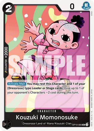Royal Blood  OP10-083 Kouzuki Momonosuke (083) (OP10-083)  - Uncommon