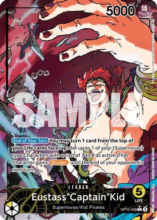 Royal Blood  OP10-099 Eustass"Captain"Kid (099) (Parallel) (OP10-099)  - Foil - Leader