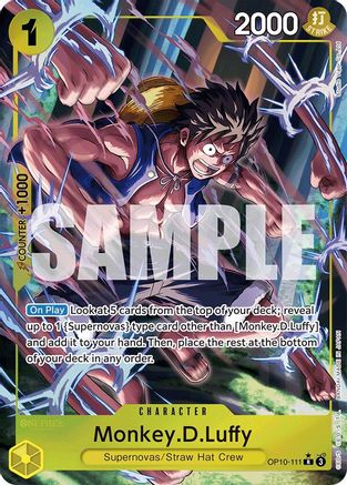 Royal Blood  OP10-111 Monkey.D.Luffy (111) (Parallel) (OP10-111)  - Foil - Rare