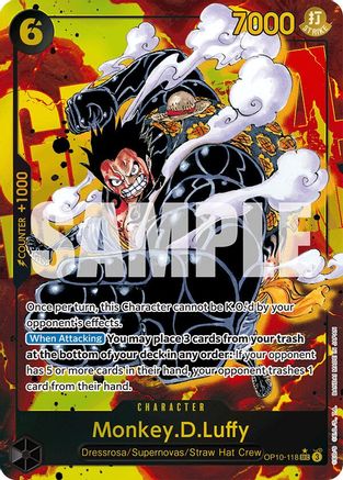 Royal Blood  OP10-118 Monkey.D.Luffy (118) (Parallel) (OP10-118)  - Foil - Secret Rare