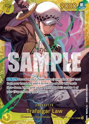 Royal Blood  OP10-119 Trafalgar Law (119) (OP10-119)  - Foil - Secret Rare