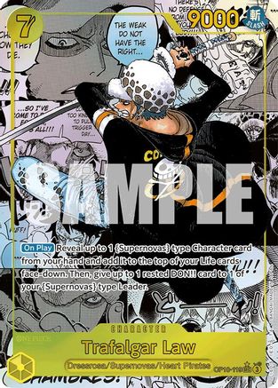 Royal Blood  OP10-119 Trafalgar Law (119) (Manga) (OP10-119)  - Foil - Secret Rare