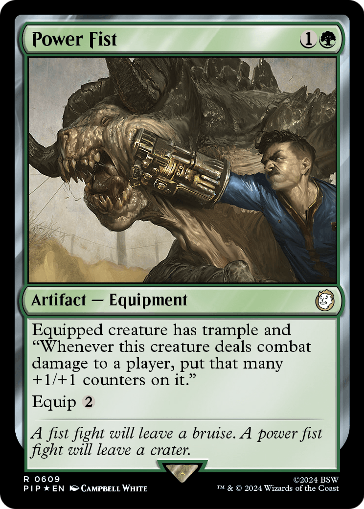 Fallout - (PIP-609) - Power Fist (Surge Foil) Foil
