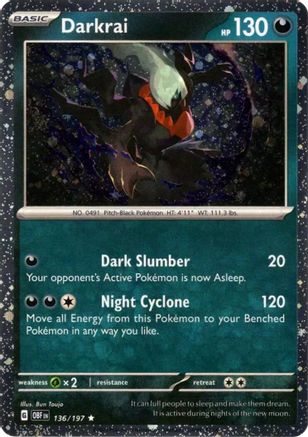Miscellaneous Cards & Products  136/197 Darkrai (Cosmos Holo)  - Holofoil - Rare