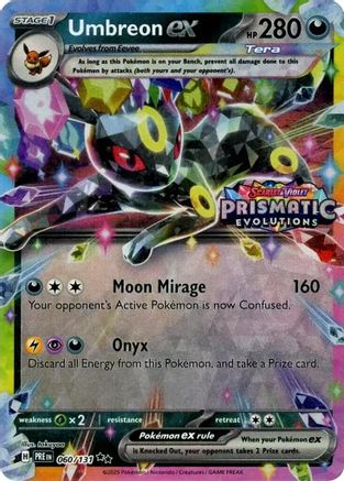 Miscellaneous Cards & Products  060/131 Umbreon ex  - Holofoil - Promo STAMPED