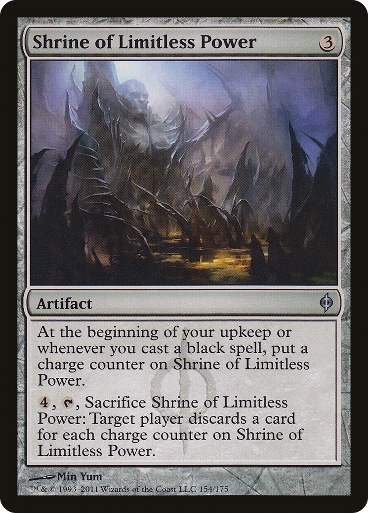 New Phyrexia - (NPH-154) - Shrine of Limitless Power Foil