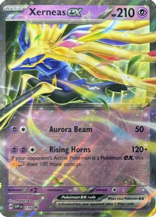SV Scarlet & Violet Promo Cards  179 Xerneas ex  - Holofoil - Promo