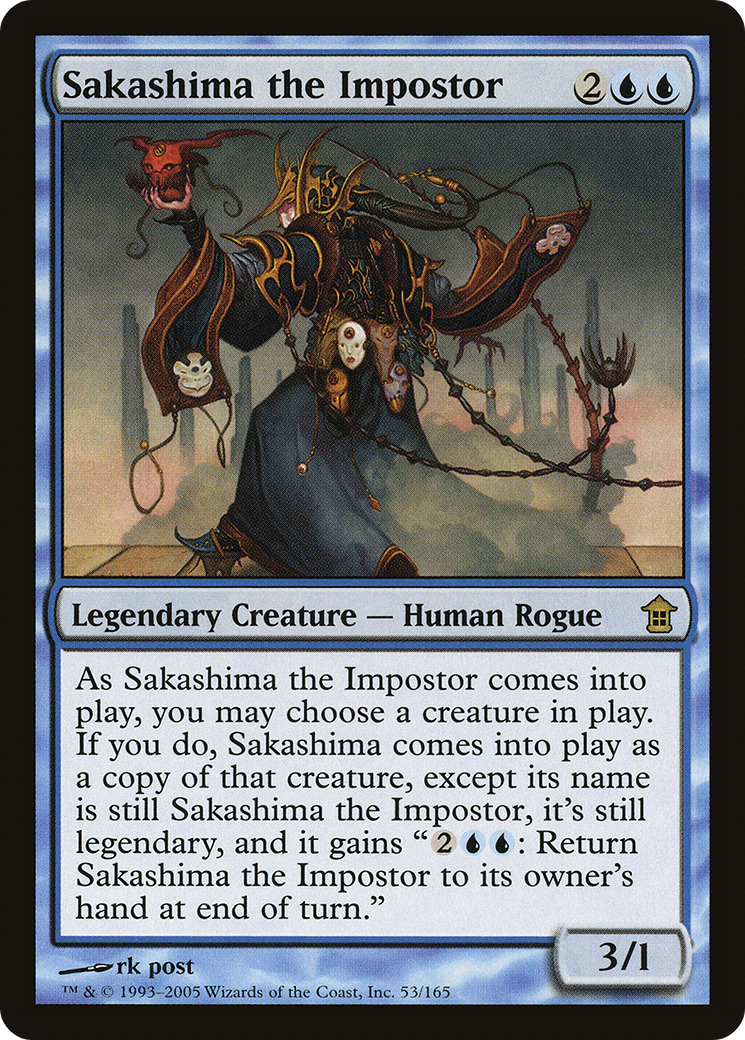 Saviors of Kamigawa - (SOK-053) - Sakashima the Impostor Foil