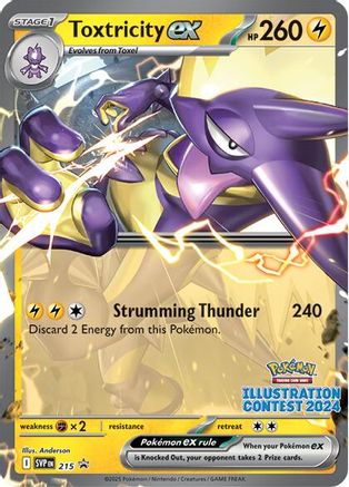 SV Scarlet & Violet Promo Cards  215 Toxtricity ex  - Promo