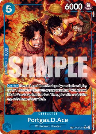 Royal Blood  OP08-052 Portgas.D.Ace (TR) (OP08-052)  - Foil - Treasure Rare