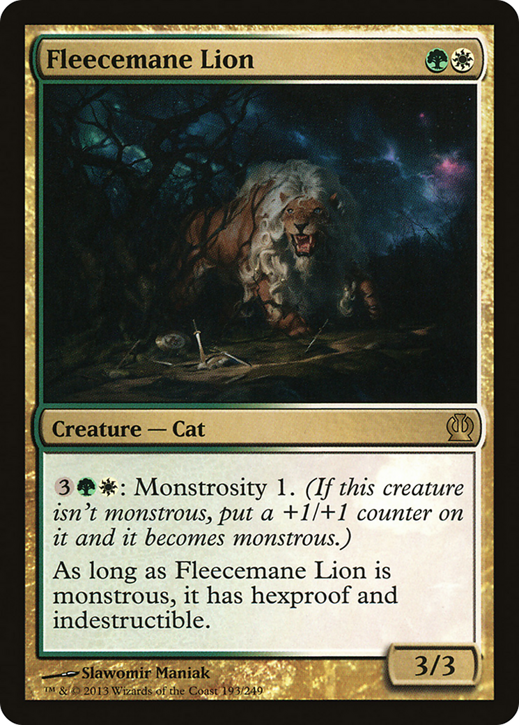 Theros - (THS-193) - Fleecemane Lion