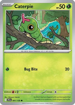 SV09 Journey Together  001/159 Caterpie  - Common