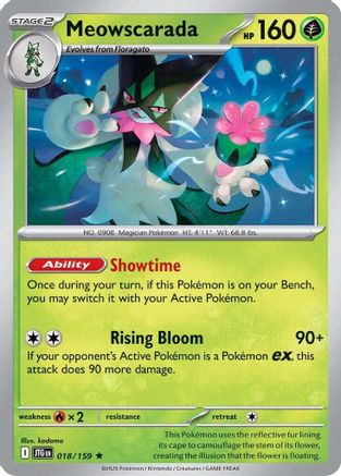 SV09 Journey Together  018/159 Meowscarada  - Holofoil - Rare