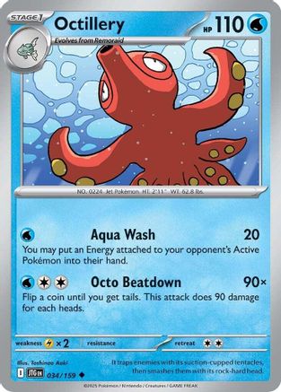 SV09 Journey Together  034/159 Octillery  - Uncommon