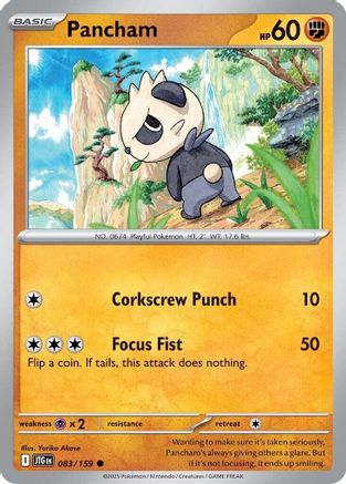 SV09 Journey Together  083/159 Pancham  - Reverse Holofoil - Common