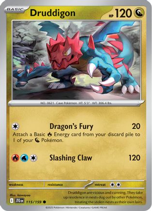 SV09 Journey Together  115/159 Druddigon  - Common