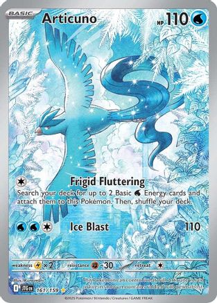 SV09 Journey Together  161/159 Articuno  - Holofoil - Illustration Rare