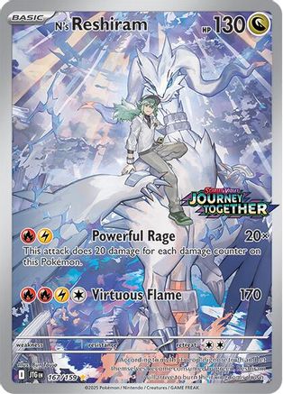 Miscellaneous Cards & Products  167/159 N's Reshiram  - Holofoil - Illustration Rare