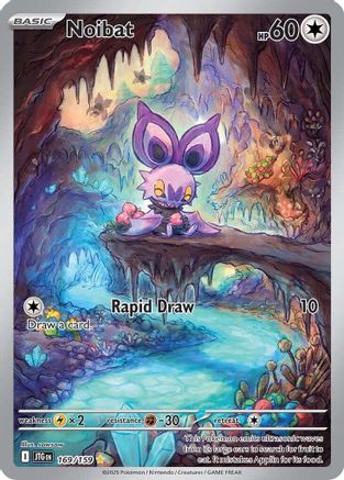 SV09 Journey Together  169/159 Noibat  - Holofoil - Illustration Rare