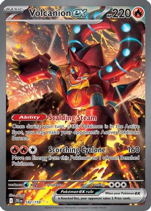 SV09 Journey Together  182/159 Volcanion ex  - Holofoil - Special Illustration Rare