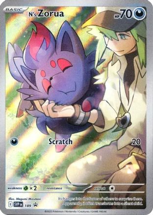 SV Scarlet & Violet Promo Cards 189 N's Zorua - Holofoil - Promo SEALED
