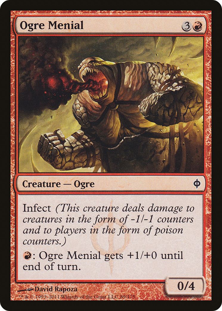 New Phyrexia - (NPH-089) - Ogre Menial