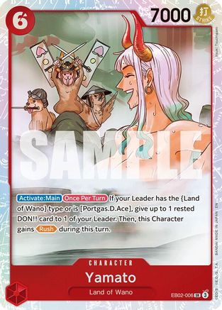 Extra Booster Anime 25th Collection  EB02-006 Yamato (EB02-006)  - Foil - Super Rare