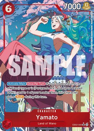Extra Booster Anime 25th Collection  EB02-006 Yamato (Alternate Art)  - Foil - Super Rare