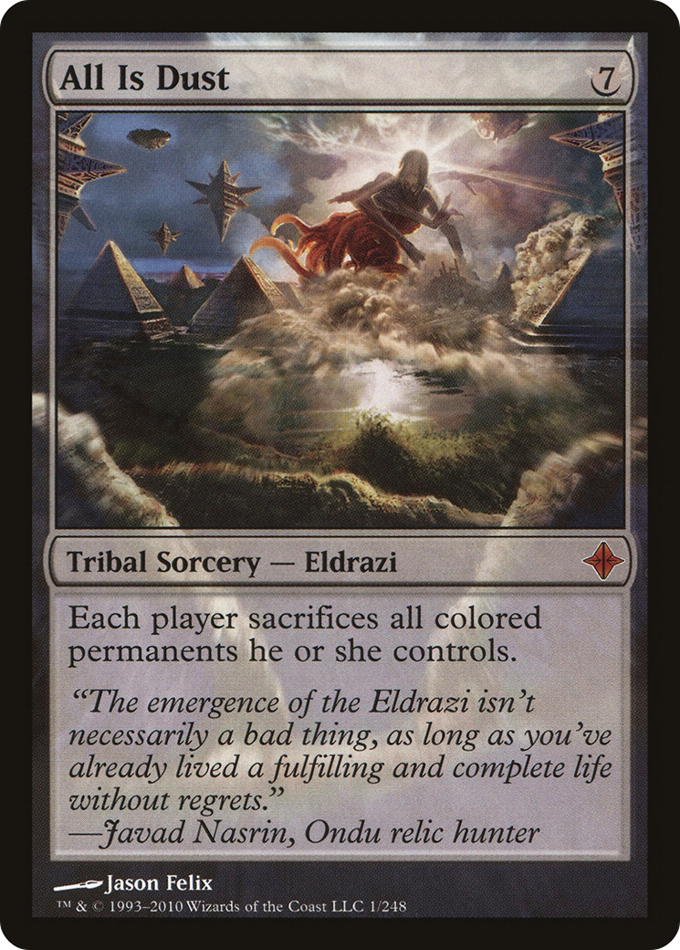 Rise of the Eldrazi - (ROE-001) - All Is Dust Foil