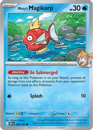 SV10 Destined Rivals  048/182 Misty's Magikarp  - Common