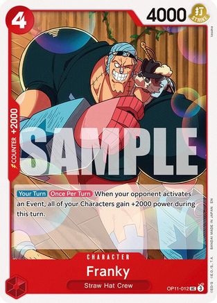 A Fist of Divine Speed  OP11-012 Franky (OP11-012)  - Uncommon