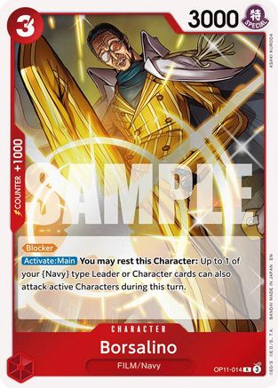 A Fist of Divine Speed  OP11-014 Borsalino (OP11-014)  - Foil - Rare